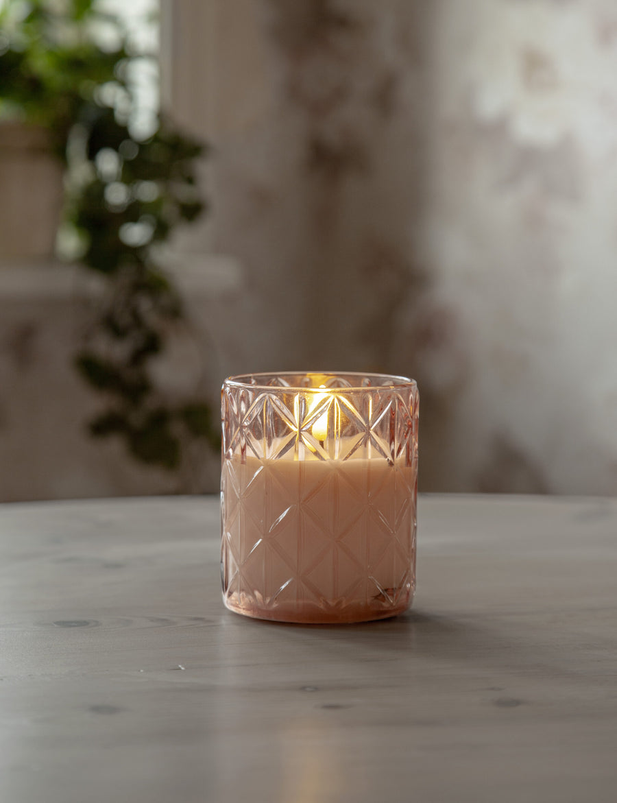 LED Blockljus - varmrosa - bild 1