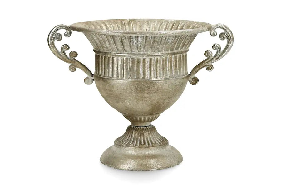 Kruka på fot – pokaldesign i metall, champagne - bild 2
