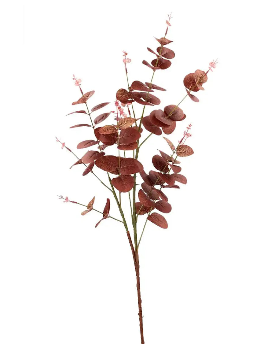Konstväxt eucalyptus i brunröd ton – 92 cm - bild 1