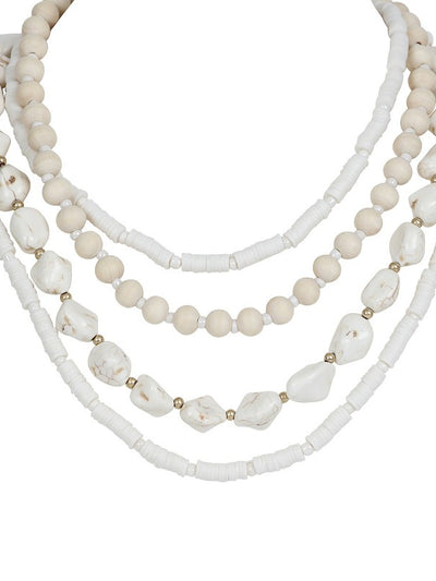 Halsband vit/natur