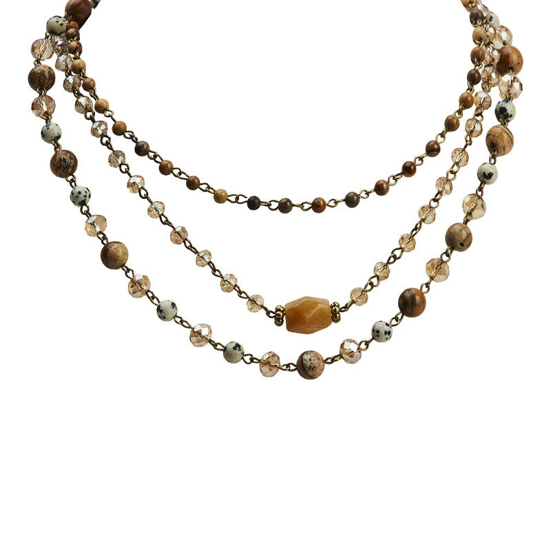 Halsband Hilda – brun ton - bild 2