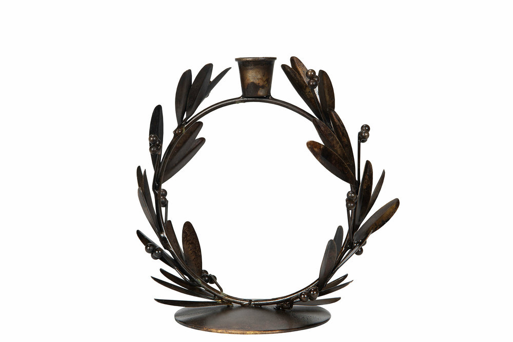 Ljusstake - Antique Leaf