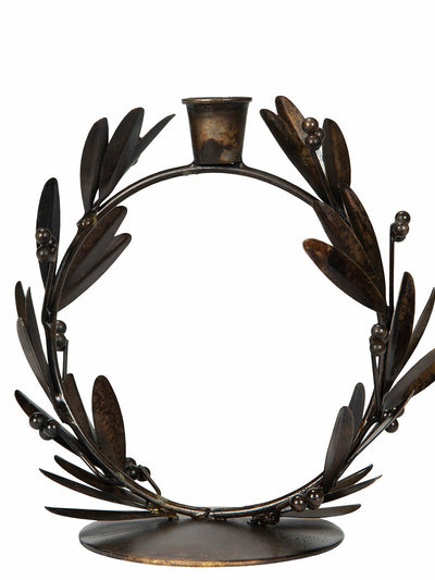 Ljusstake - Antique Leaf