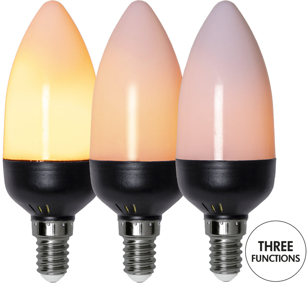Flammande LED -lampa
