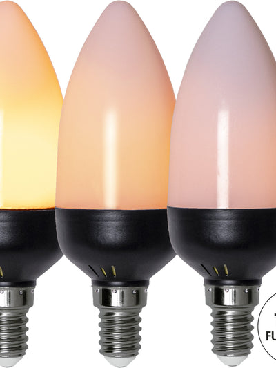 Flammande LED -lampa