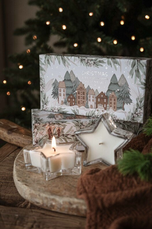 Majas doftljus Winter Stars – 2 st, Candles of Hope - bild 1