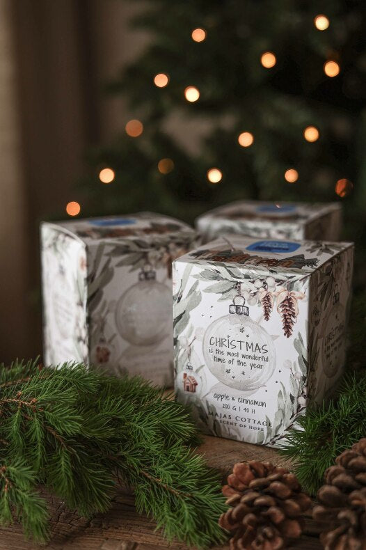 Majas doftljus Christmas - Apple & Cinnamon, Candles of Hope - bild 3