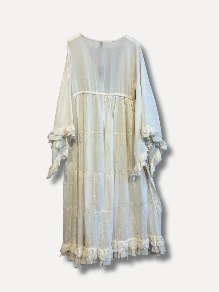 Divine Boho Kappa i 100% bomull – creme - bild 3