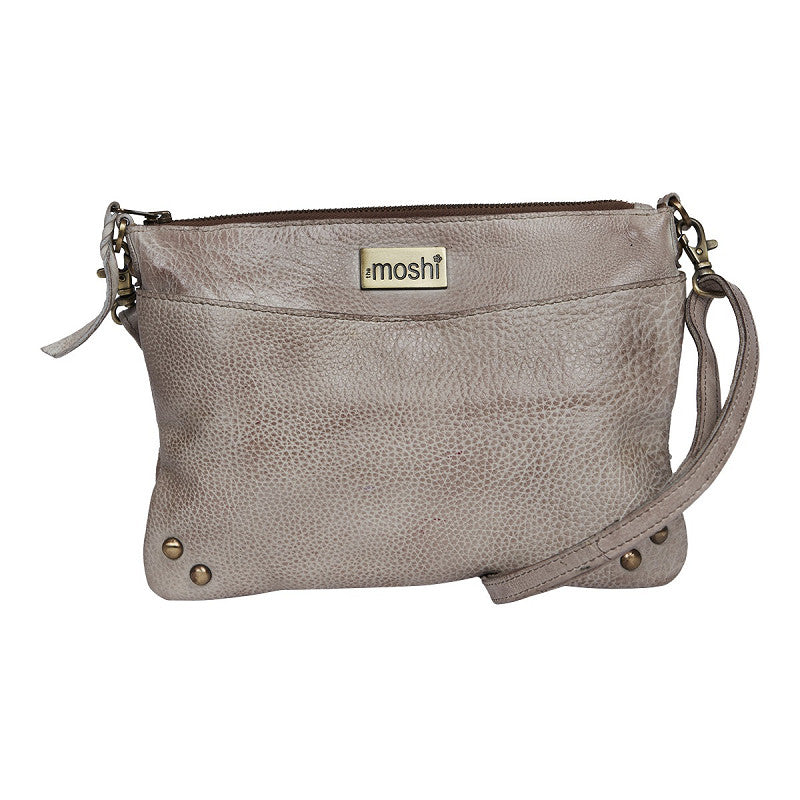 Handväska i skinn  - Taupe Antique