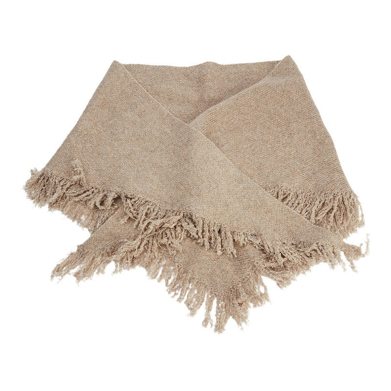 Sjal Tove – mjuk sjal i beige - bild 2