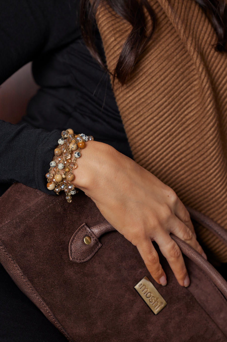 Hilda – armband i brun ton - bild 1
