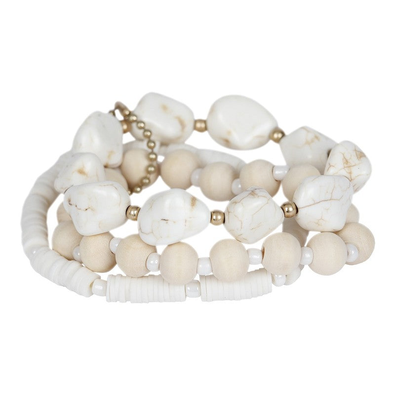 Armband Vit/Natur
