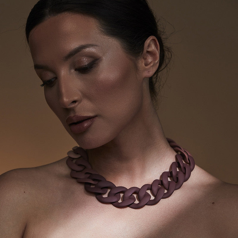 Halsband Sara – dusty pink - bild 1