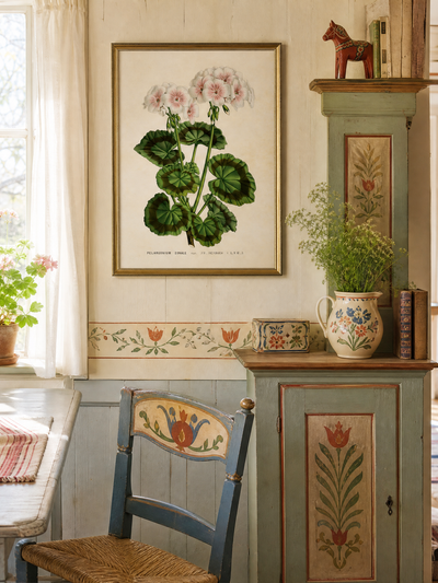 Poster - Pelargoner, 50x70cm