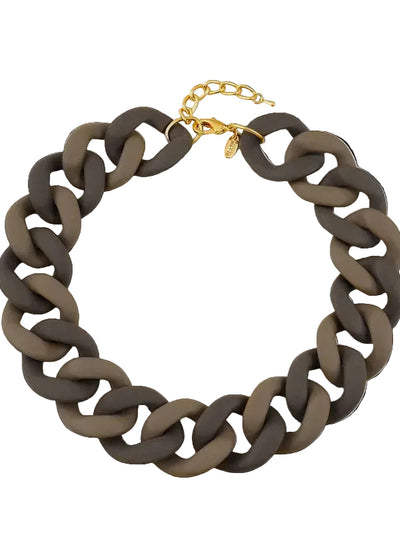 Halsband Sara – brun ton