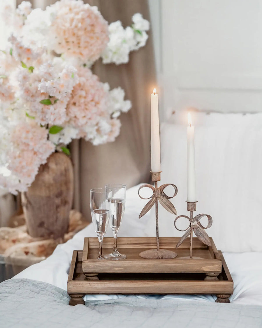 Ljusstake - Rosett - bild 1