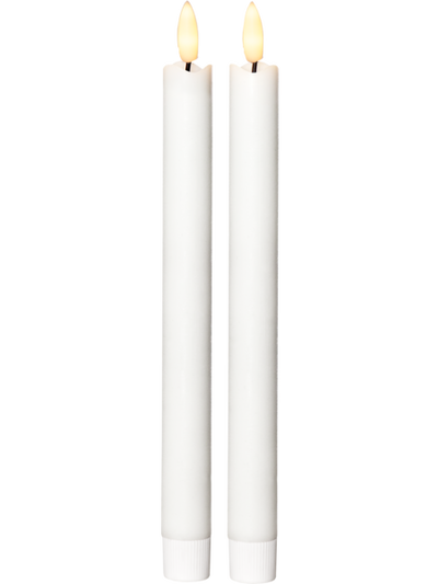 LED Antikljus 25cm - 2 pack