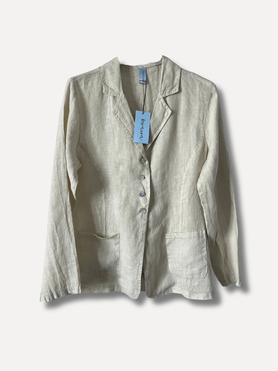 Linnekavaj - Riders Linen jacket - bild 2