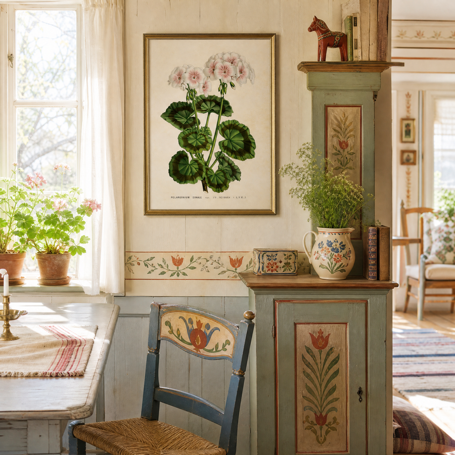 Poster - Pelargoner, 50x70cm - bild 1