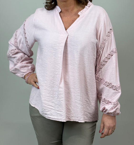 Blus Fiona - rosa - bild 2