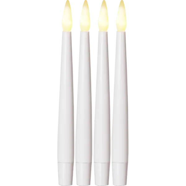 LED-julgransljus 4-pack – vita med varmgult sken - bild 2