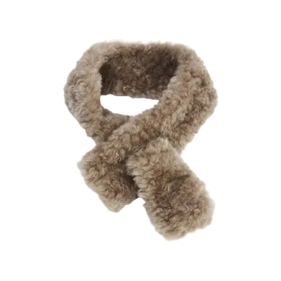 Pälskrage Ester i pälsimitation – beige